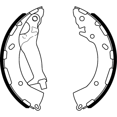 HELLA Fékpofa 8DB355000-401