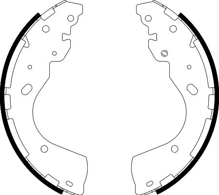 HELLA Fékpofa 8DB355022-241