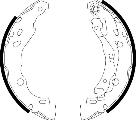 HELLA Fékpofa 8DB355002-641