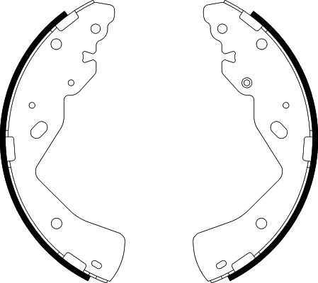 HELLA Fékpofa 8DB355038-211