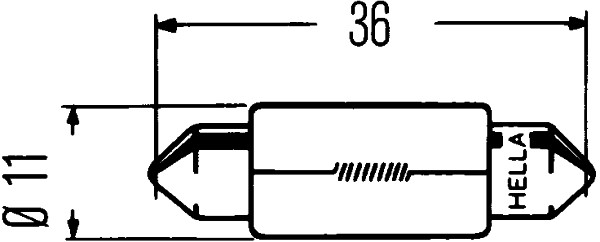 HELLA Izzó, szofita 8GM002092-137