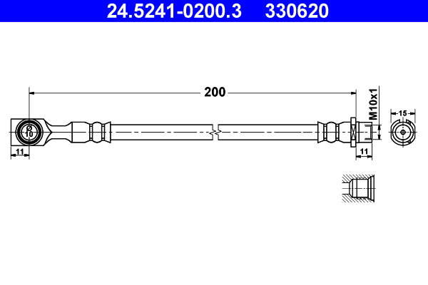 ATE Gumifékcső 24.5241-0200.3_ATE