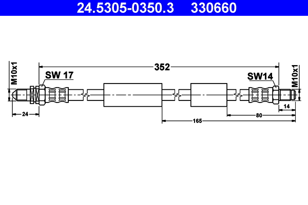 ATE 24.5305-0350.3_ATE Gumifékcső