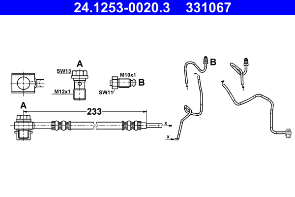 ATE Gumifékcső 24.1253-0020.3_ATE