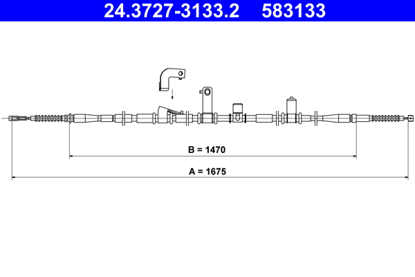 ATE Kézifék bowden 24.3727-3133.2_ATE