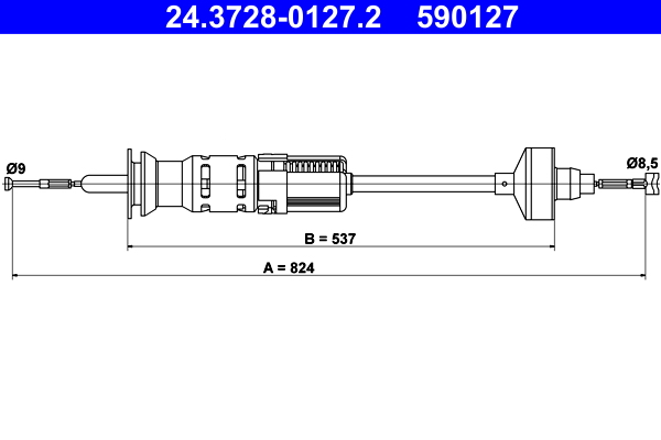 ATE Kuplungbowden 24.3728-0127.2_ATE