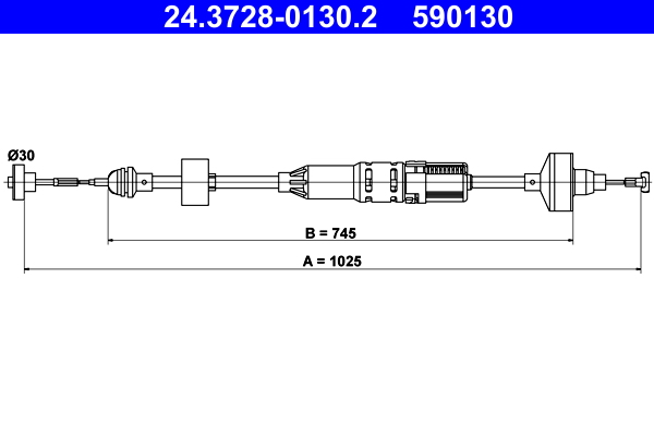 ATE Kuplungbowden 24.3728-0130.2_ATE