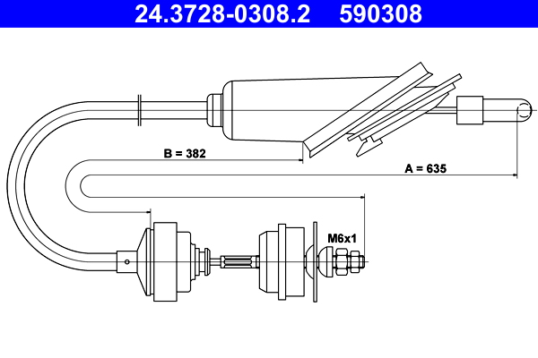 ATE Kuplungbowden 24.3728-0308.2_ATE