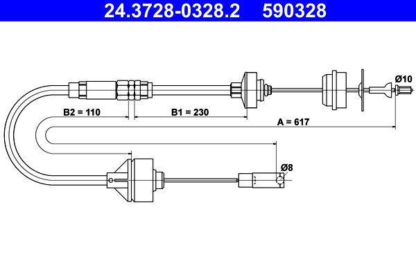 ATE Kuplungbowden 24.3728-0328.2_ATE