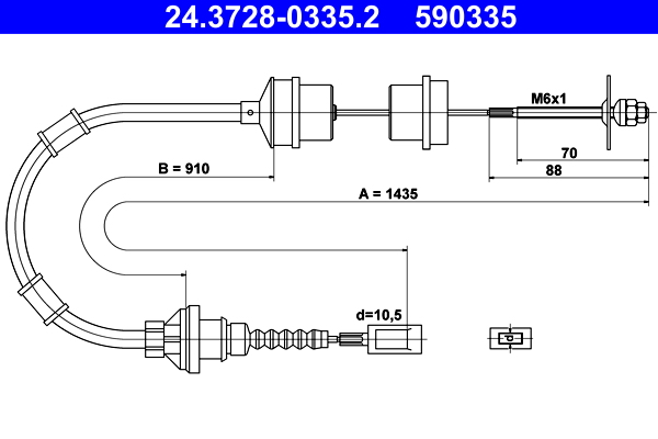 ATE Kuplungbowden 24.3728-0335.2_ATE