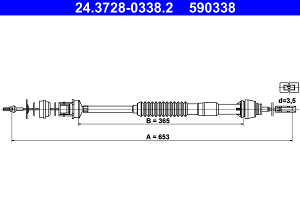 ATE Kuplungbowden 24.3728-0338.2_ATE