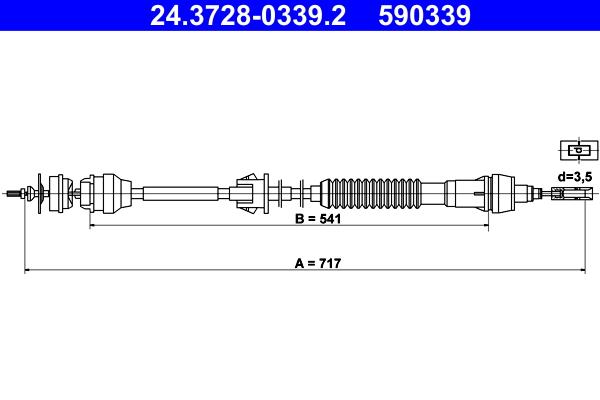 ATE Kuplungbowden 24.3728-0339.2_ATE