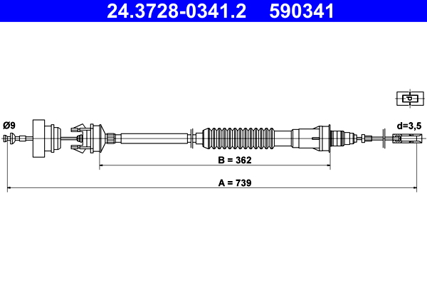 ATE Kuplungbowden 24.3728-0341.2_ATE