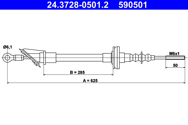 ATE Kuplungbowden 24.3728-0501.2_ATE