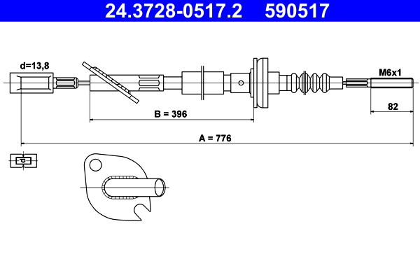ATE Kuplungbowden 24.3728-0517.2_ATE