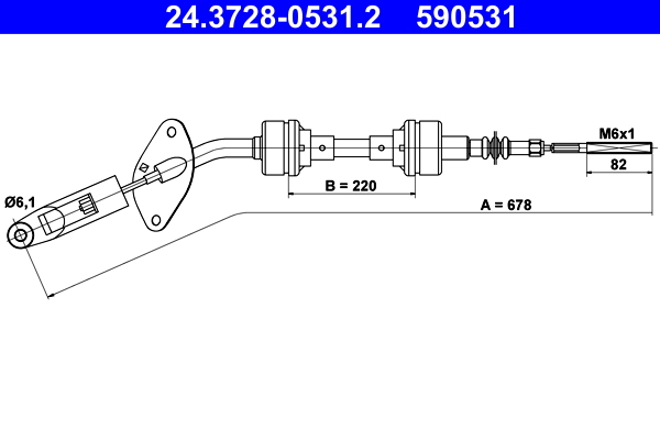 ATE Kuplungbowden 24.3728-0531.2_ATE
