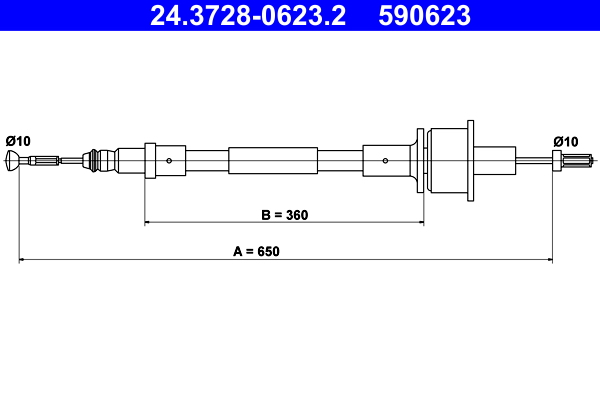 ATE Kuplungbowden 24.3728-0623.2_ATE