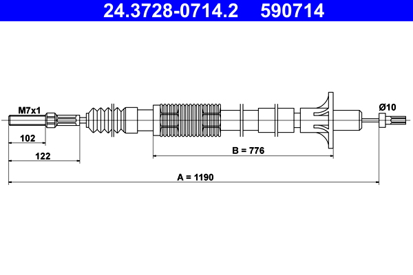 ATE Kuplungbowden 24.3728-0714.2_ATE