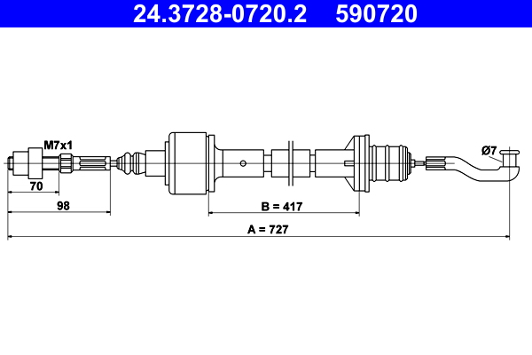 ATE Kuplungbowden 24.3728-0720.2_ATE