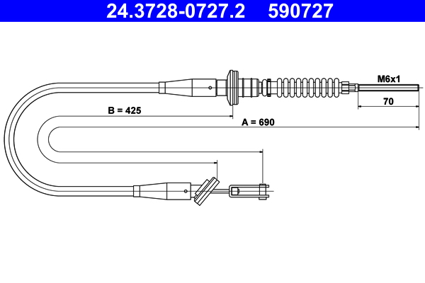 ATE Kuplungbowden 24.3728-0727.2_ATE
