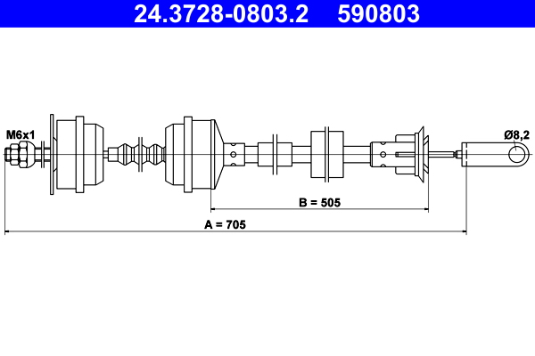 ATE Kuplungbowden 24.3728-0803.2_ATE