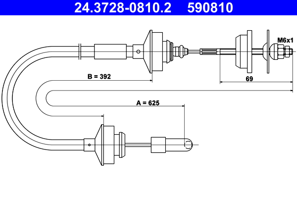 ATE Kuplungbowden 24.3728-0810.2_ATE