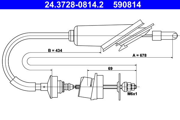 ATE Kuplungbowden 24.3728-0814.2_ATE
