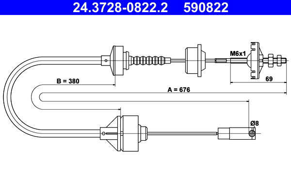 ATE Kuplungbowden 24.3728-0822.2_ATE