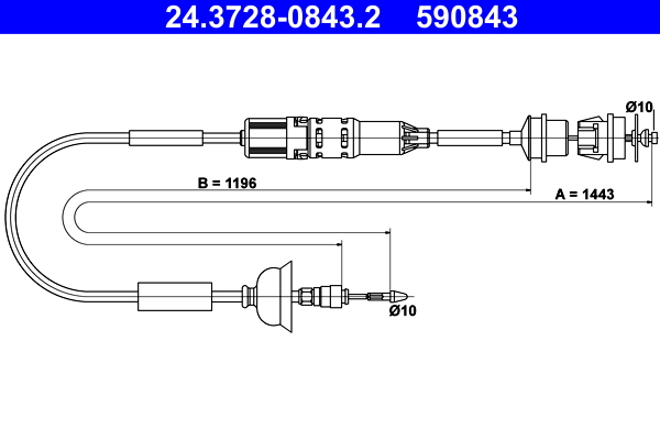 ATE Kuplungbowden 24.3728-0843.2_ATE