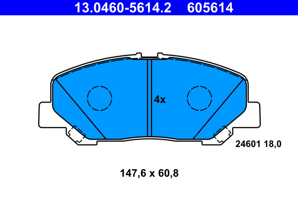 ATE Első fékbetét 13.0460-5614.2_ATE