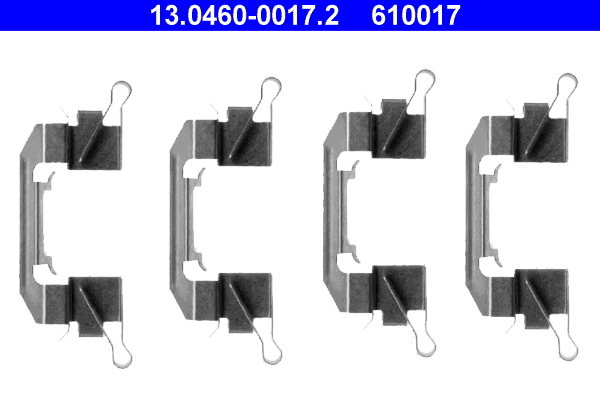 ATE Tartozékkészlet, tárcsafékbetét 13.0460-0017.2_ATE