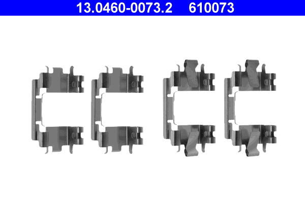 ATE Tartozékkészlet, tárcsafékbetét 13.0460-0073.2_ATE