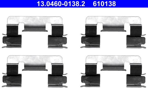 ATE Tartozékkészlet, tárcsafékbetét 13.0460-0138.2_ATE