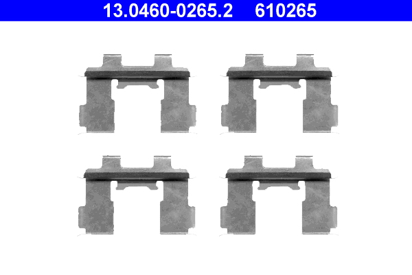 ATE Tartozékkészlet, tárcsafékbetét 13.0460-0265.2_ATE