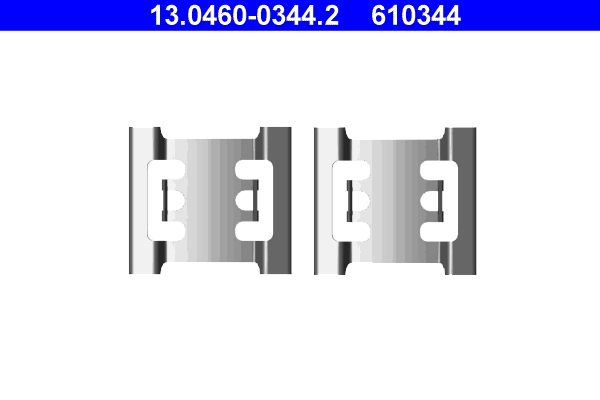 ATE Tartozékkészlet, tárcsafékbetét 13.0460-0344.2_ATE