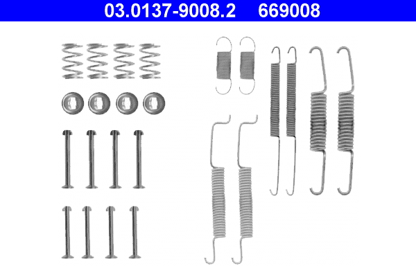 ATE Tartozékkészlet, fékpofa 03.0137-9008.2_ATE