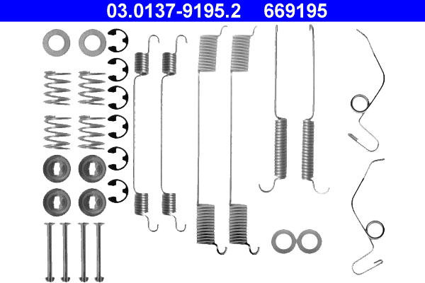 ATE Tartozékkészlet, fékpofa 03.0137-9195.2_ATE