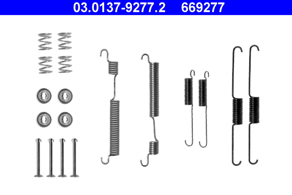 ATE Tartozékkészlet, fékpofa 03.0137-9277.2_ATE