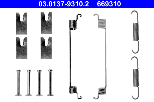 ATE Tartozékkészlet, fékpofa 03.0137-9310.2_ATE