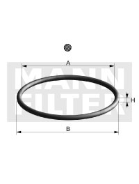 MANN-FILTER Tömítés, olajszűrő DI134-00_MANN