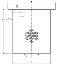 MANN-FILTER Szűrő, sűrített levegő technika LE9015X_MANN