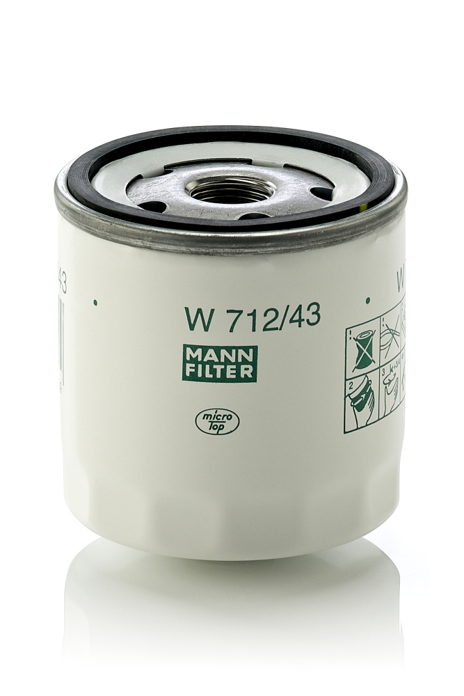 MANN-FILTER Olajszűrő W712/43_MANN