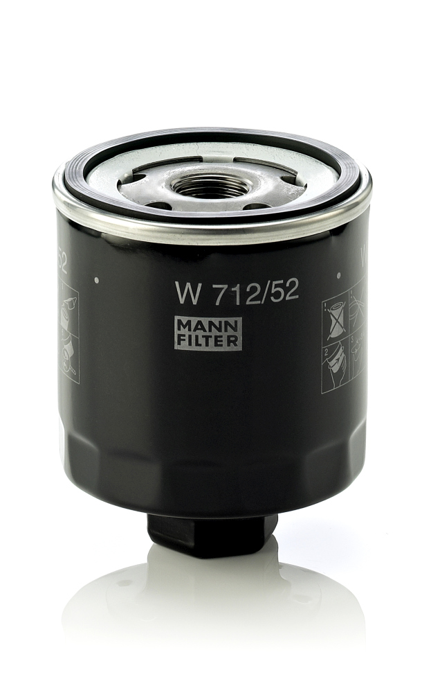 MANN-FILTER Olajszűrő W712/52_MANN