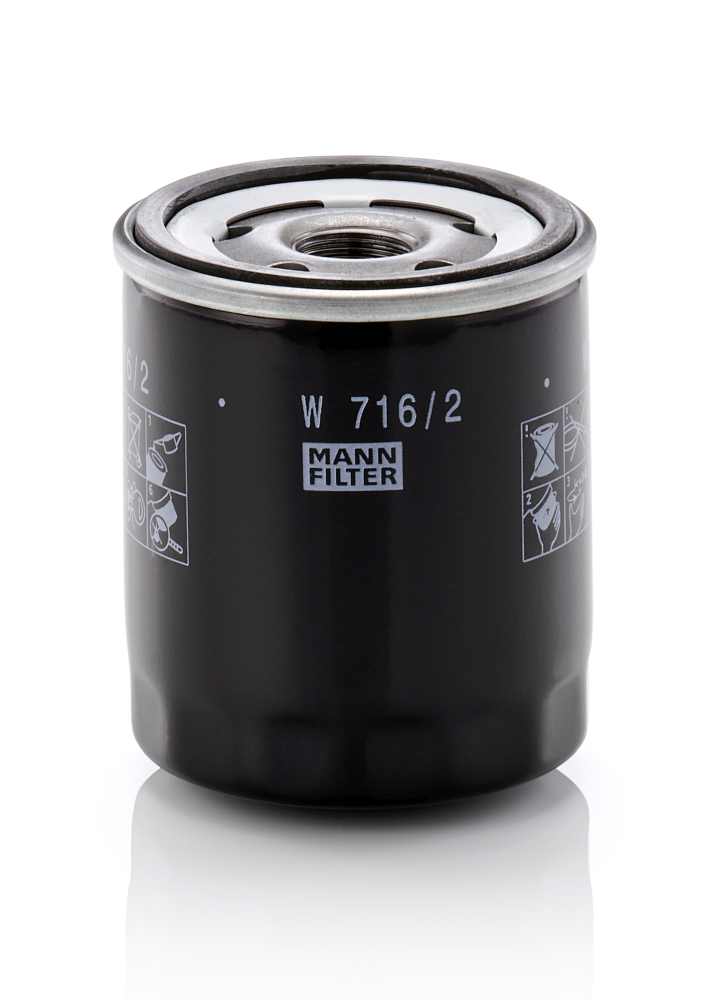 MANN-FILTER Olajszűrő W716/2_MANN