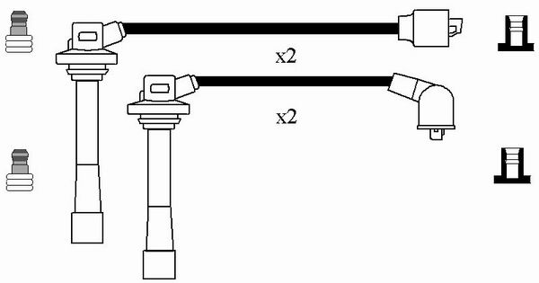 NGK Gyújtókábel készlet RC-FD301_NGK