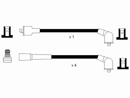 NGK Gyújtókábel készlet RC-SD402_NGK