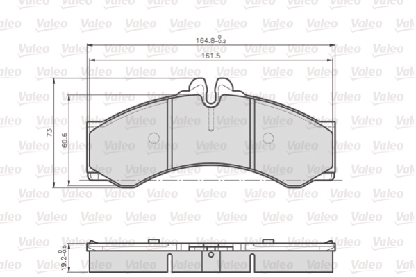 VALEO Első fékbetét 872076_VALEO