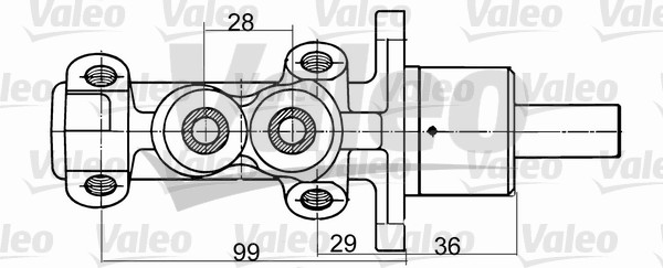 VALEO Főfékhenger 350707_VALEO