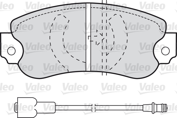 VALEO Első fékbetét 598162_VALEO