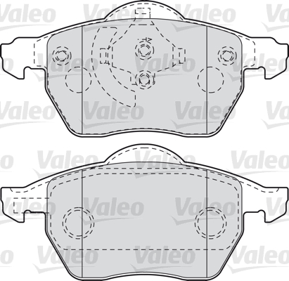 VALEO Első fékbetét 598049_VALEO